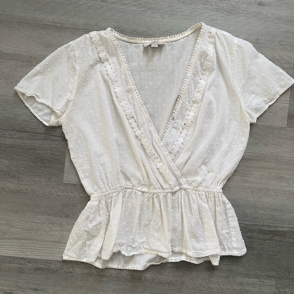 LOFT Peplum Blouse